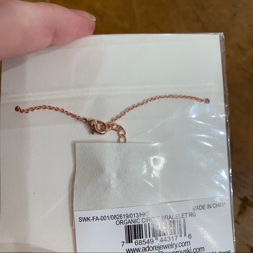 Adore by Swarovski Circle Bracelet In Rose Gold - Picture 5 of 5